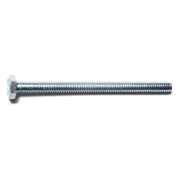 Midwest Fastener 1/4"-20 Hex Head Tap Bolt, Zinc Plated Steel, 3-1/2 in L, 50 PK 53447 - main